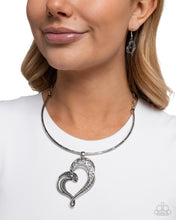 Load image into Gallery viewer, Concentric Courtship Silver Necklace