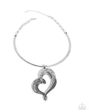 Load image into Gallery viewer, Concentric Courtship Silver Necklace