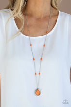 Load image into Gallery viewer, Go Tell it On the Mesa Orange Necklace