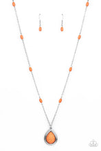 Load image into Gallery viewer, Go Tell it On the Mesa Orange Necklace
