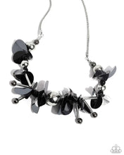 Load image into Gallery viewer, Streamlined Sequins Black Necklace
