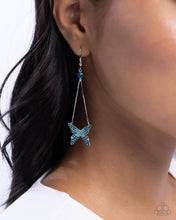Load image into Gallery viewer, Pick A FLIGHT Blue Earrings