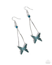 Load image into Gallery viewer, Pick A FLIGHT Blue Earrings