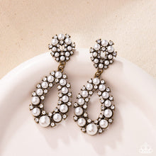Load image into Gallery viewer, Dapper Debut Brass Earrings