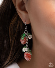 Load image into Gallery viewer, Seize the Strawberries Red Earrings