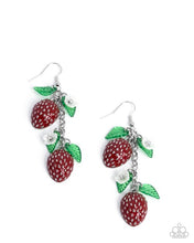 Load image into Gallery viewer, Seize the Strawberries Red Earrings