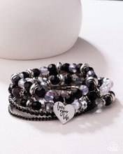 Load image into Gallery viewer, Optimistic Opulence Black Bracelet