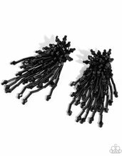 Load image into Gallery viewer, Congratulatory Charm Black Earrings