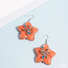 Load image into Gallery viewer, Summer Sprigs Orange Earring
