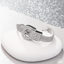 Load image into Gallery viewer, Boldly Buckled White Bracelet