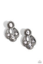 Load image into Gallery viewer, Handcrafted Horseshoe White Earring