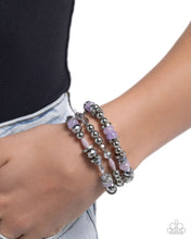 Load image into Gallery viewer, Naturally Noteworthy Purple Bracelet