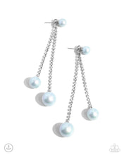 Load image into Gallery viewer, Give Us A PEARL! Blue Earring