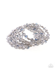 Load image into Gallery viewer, Refined Reality Silver Coil Bracelet