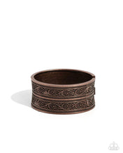 Load image into Gallery viewer, Eclectic European Copper HInged Bracelet