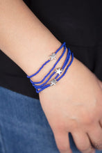 Load image into Gallery viewer, Pretty Patriotic Blue Bracelet