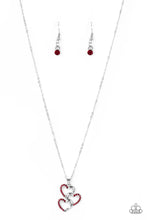 Load image into Gallery viewer, Heart Of Hearts Red Necklace