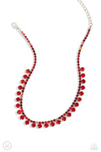 Load image into Gallery viewer, Ritzy Rhinestones Red Choker