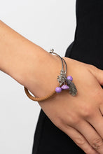 Load image into Gallery viewer, Running a-FOWL Purple Bangle