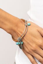 Load image into Gallery viewer, Running a-FOWL Blue Bangle