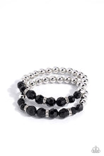 Load image into Gallery viewer, Two by Two Twinkle Black Bracelet