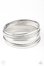 Load image into Gallery viewer, Sahara Shimmer Silver Bangles