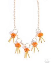 Load image into Gallery viewer, LEI of the Land Orange Necklace