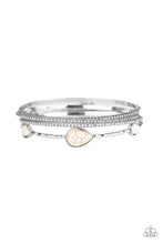 Load image into Gallery viewer, Sandstone Storm White Bangles
