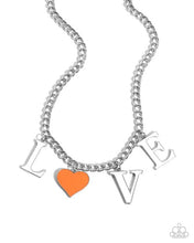Load image into Gallery viewer, Lovely Lineup Orange Necklace