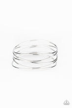 Load image into Gallery viewer, Showstopping Sheen Silver Bangle