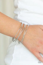 Load image into Gallery viewer, Showstopping Sheen Silver Bangle