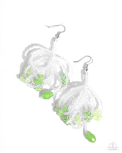 Load image into Gallery viewer, Botanical Bundle Green Seed Bead Earring