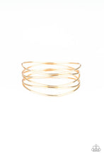 Load image into Gallery viewer, Showstopping Sheen Gold Bangle