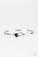 Load image into Gallery viewer, Sparkle on Fleek Black Bangle