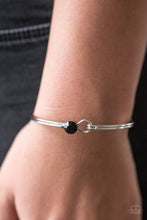Load image into Gallery viewer, Sparkle on Fleek Black Bangle