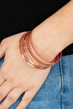 Load image into Gallery viewer, Stackable Style Copper Bangles