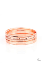 Load image into Gallery viewer, Stackable Style Copper Bangles