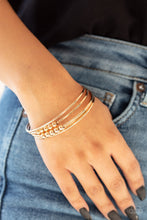 Load image into Gallery viewer, Stack Challenge Gold Bangles