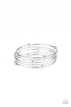 Load image into Gallery viewer, Stellar Orbit Silver Bangles