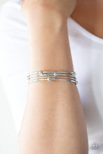 Load image into Gallery viewer, Stellar Orbit Silver Bangles