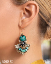 Load image into Gallery viewer, Expecting Adventure Green Earrings