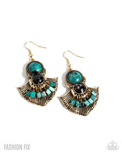 Load image into Gallery viewer, Expecting Adventure Green Earrings