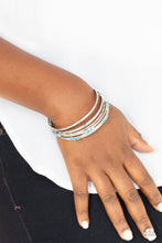 Load image into Gallery viewer, Stackable Sparkle Blue Bangles