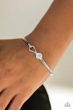 Load image into Gallery viewer, Sparkle on Fleek White Bangle