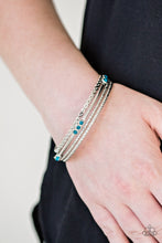 Load image into Gallery viewer, Subtle Shimmer Blue Bangles