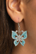 Load image into Gallery viewer, Bejeweled Breeze Blue Earrings