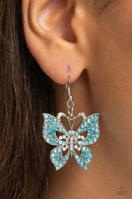 Bejeweled Breeze Blue Earrings