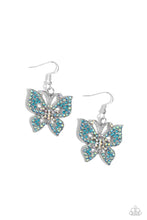 Load image into Gallery viewer, Bejeweled Breeze Blue Earrings