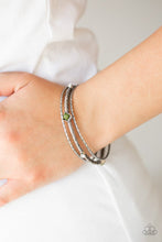 Load image into Gallery viewer, Sunset Fusion Green Bangles