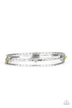Load image into Gallery viewer, Sunset Fusion Green Bangles